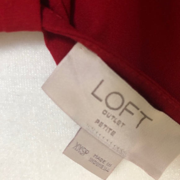 LOFT long sleeve blouse XXSP - Picture 7 of 7